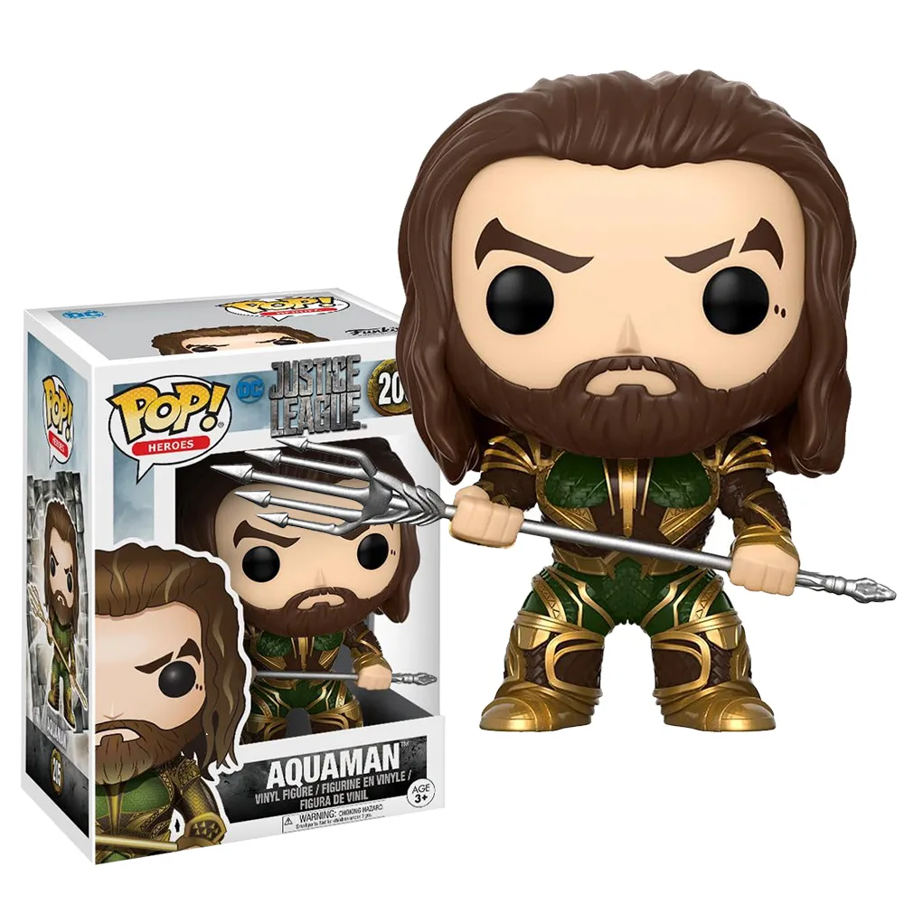 POP! Movies: DC Justice League – Aquaman Toy Figure בובת פופ אקוומן - ליגת הצדק