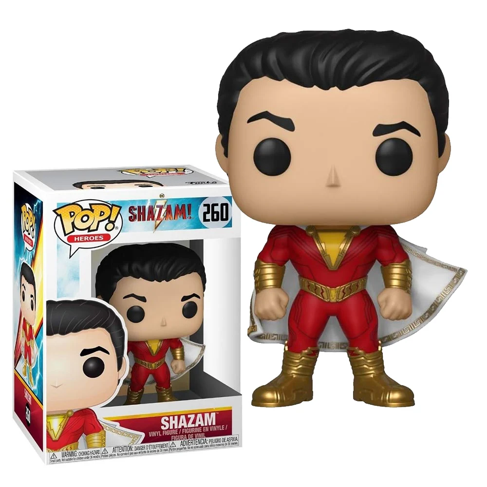 Pop! DC Comics Shazam Glow in The Dark Exclusive Vinyl Figure Pop! DC Comics Shazam Glow in The Dark Exclusive Vinyl Figure